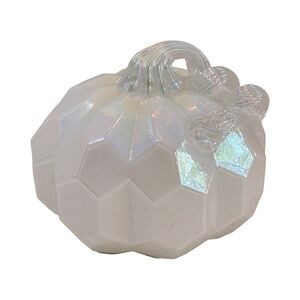 Glass Opalescent Pumpkin Decor‎